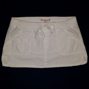 Hollister White Skirt
